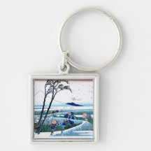 Ejiri en la provincia de Suruga Katsushika Hokusai Llaveros Personalizados