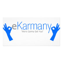 ¡eKarmany- "vamos a conseguirle! " Tarjetas Fotográficas