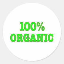 El 100% orgánico etiqueta