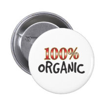 El 100 por ciento orgánico pins