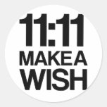 El 11:11 HACE a un pegatina del DESEO