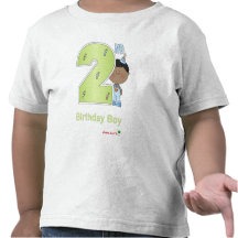 El 2do cumpleaños del muchacho camisetas