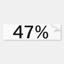el 47% pegatina de parachoque