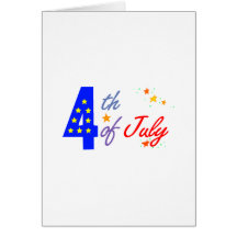 el 4 de julio tarjetas