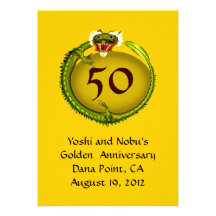 El 50.o aniversario de oro invita invitacion personalizada