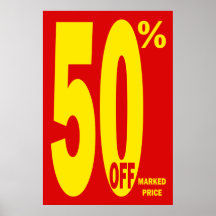 EL 50 POR CIENTO DEL PRECIO MARCADO IMPRESIONES
