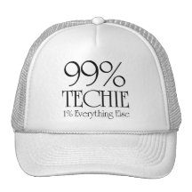El 99% Techie Gorros Bordados