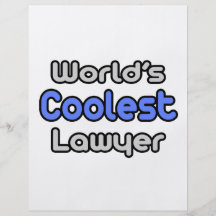 El abogado más fresco del mundo tarjeta publicitaria