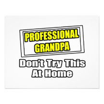 El abuelo profesional… no intenta esto en casa invitacion personalizada
