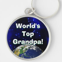 ¡El abuelo superior del mundo! Llavero