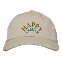 El acampar/campista gorra de béisbol