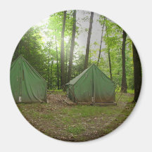 El acampar que va 2010 imán de frigorífico