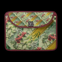 El acebo todo ocasiona con monograma fundas macbook