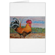 El aceo de la acuarela del arte del animal del cam felicitación