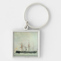 El acorazado francés, "La Gloire", 1880 Llaveros Personalizados