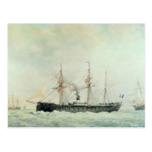 El acorazado francés, "La Gloire", 1880 Postales