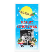El adiós de Santa Tarjetas Con Fotos Personalizadas