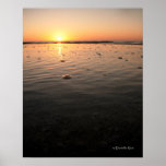 El agua burbujea poster