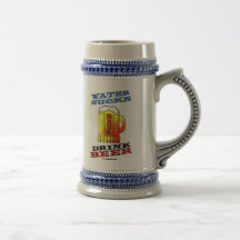 El agua chupa la cerveza de la bebida, Stein, jarr Taza