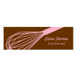 El alambre bate rosa y el chocolate de la tarjeta  tarjetas de visita