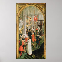 El Altarpiece de siete sacramentos Posters