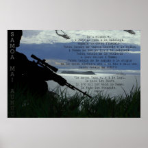 El AMI Aunu'u de Samoa Posters