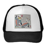 El amo entretiene a niños por Kobayashi, Kiyochika Gorra