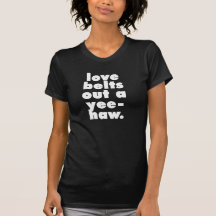 EL AMOR CEÑE HACIA FUERA UNA CAMISETA DEL HAW DE Y