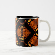 El amor de oro encadena la taza