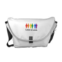 El amor es amor bolsas de mensajeria