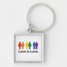 El amor es amor llavero personalizado