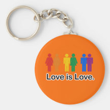 El amor es amor llaveros personalizados