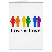El amor es amor tarjeta