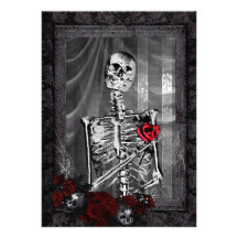 El amor es boda gótico eterno invitación personalizada