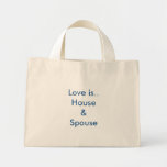 El amor es. Casa y cónyuge Bolsa De Mano