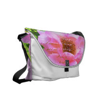 El amor es… escritura color de rosa bolsas de mensajeria