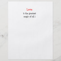 ¡El amor es la magia más grande de todos! - aviado Tarjeta Publicitaria
