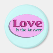 El amor es la respuesta imanes  