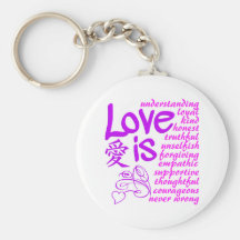 El amor es… llavero