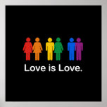 EL AMOR ES NEGRO DEL AMOR POSTER