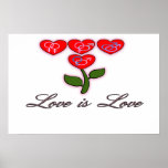 El amor es poster del amor