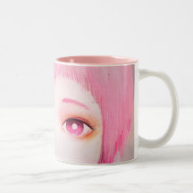 El amor es una camisa rayada tazas de café