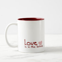 El amor está en la taza de los detalles