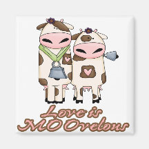 el amor lindo de las vacas es maravilloso moovelou imán de nevera