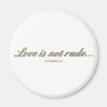 El "amor no es grosero" (1 los Corinthians 13) Iman