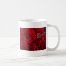 El amor nunca sería una promesa de una rosaleda taza de café