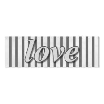El "amor" rayó el fondo blanco y negro plantilla de tarjeta personal