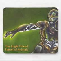 El ángel Omael Tapete De Ratones