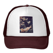 El ángel previene el sacrificio de Isaac, Gorros