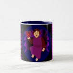 "El ángel taza de los corazones" - personalizable